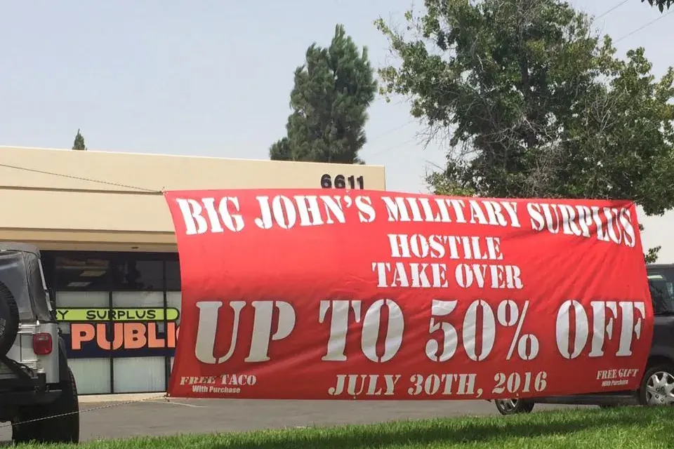 Banners customer work by Tennessee Sign Company