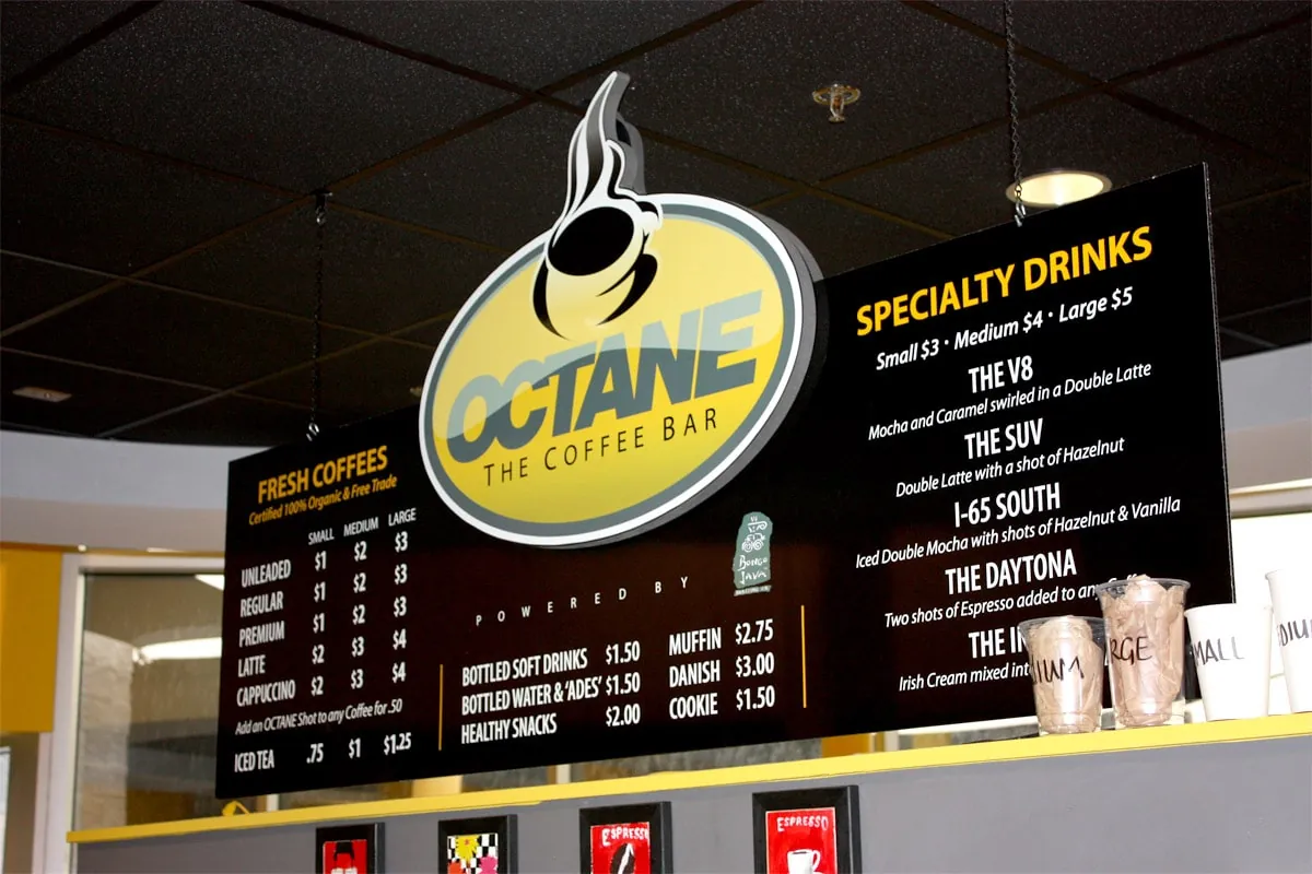 Menu Board Cleveland Tennessee