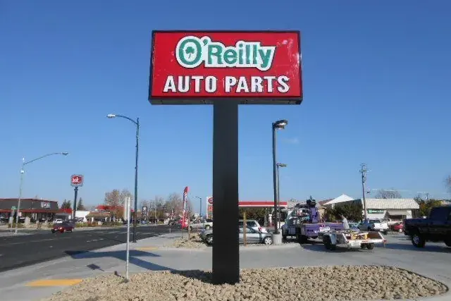 Pole Signs customer work by Tennessee Sign Company