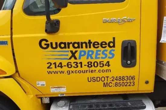 Vehicle Lettering customer work by Tennessee Sign Company